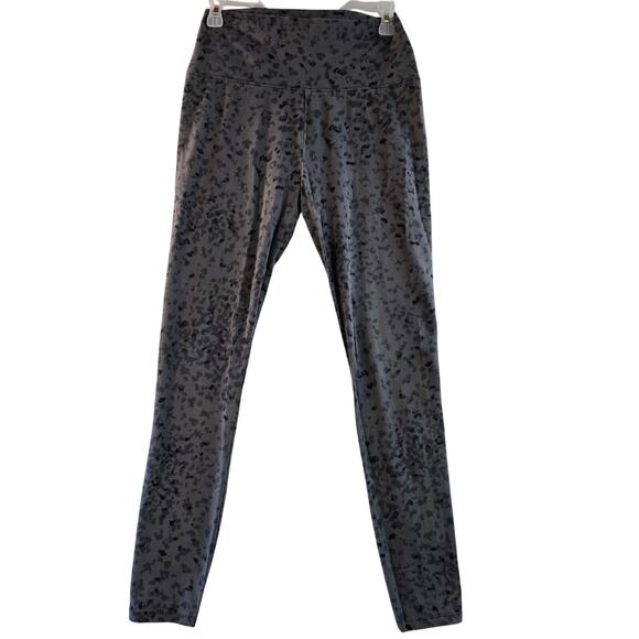 Simply Vera Vera Wang High Waisted Gray Cheetah Print Leggings Size M - Picture 1 of 3